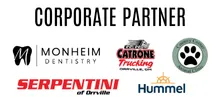 Serpentini, Country Corner Animals Clinic, Monheim Dentistry, Hummel Group, Catrone Trucking Corporate TY