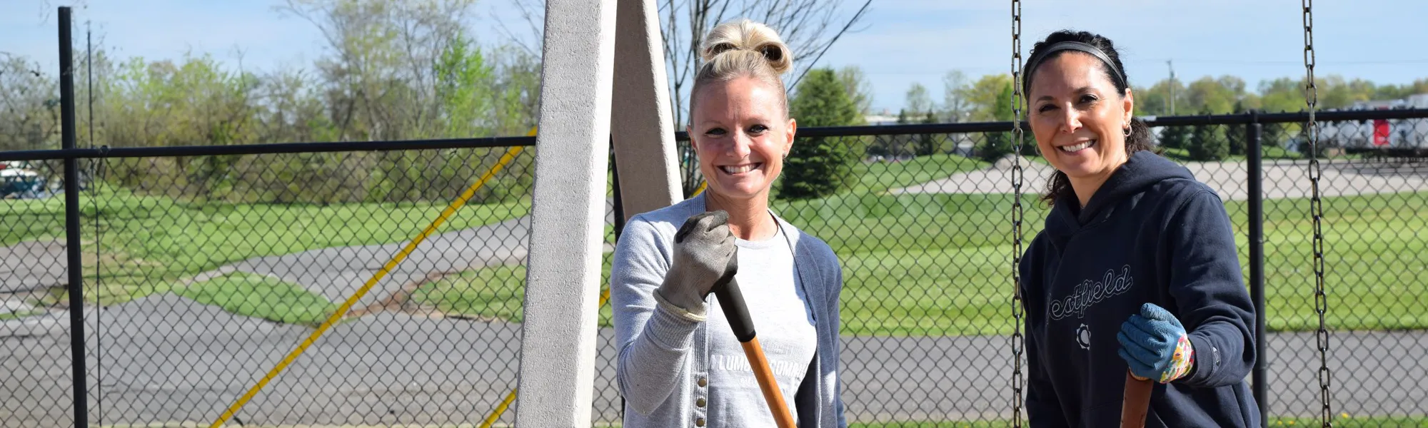 Day of Caring Volunteers at local elementary school